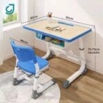 ADJUSTABLE GREY DESK
