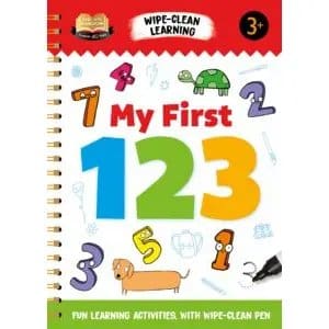 1167-1.Jpg My First 123 Wipe And Clean Spiral Book - Image 1