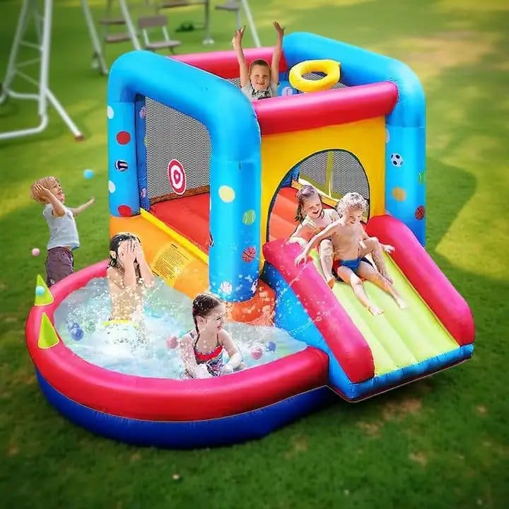 1173.Jpg Inflatable Water Bouncy Castle For Kids - Image 1
