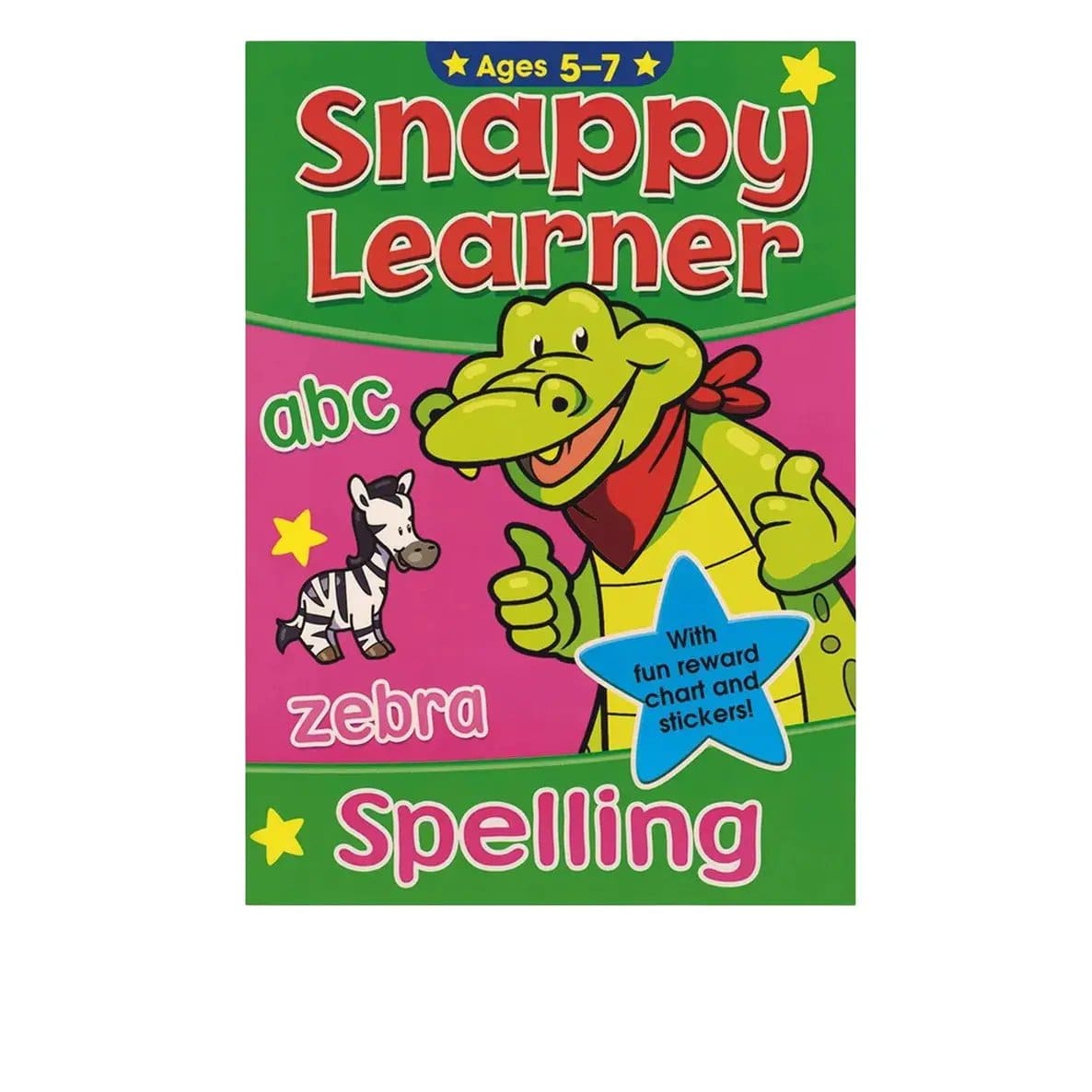558.Jpg Children'S Snappy Learner Spelling Activity Book &Amp;Amp; Star Reward Chart 5-7 Years - Image 1