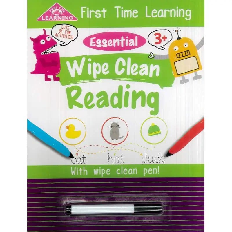 689.Jpg First Time Leaning Wipe Clean Reading - Image 1