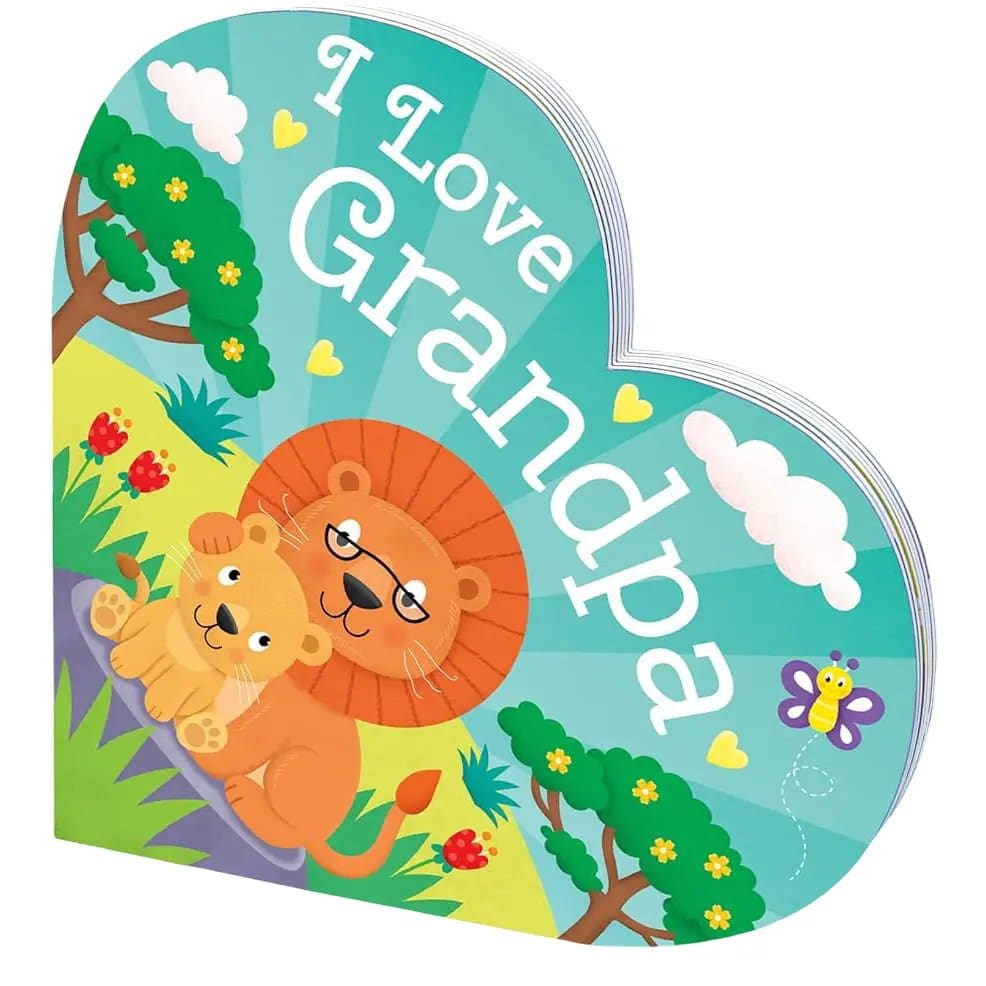 722.Jpg I Love Grandpa (Heart Shaped Board Books) - Image 1