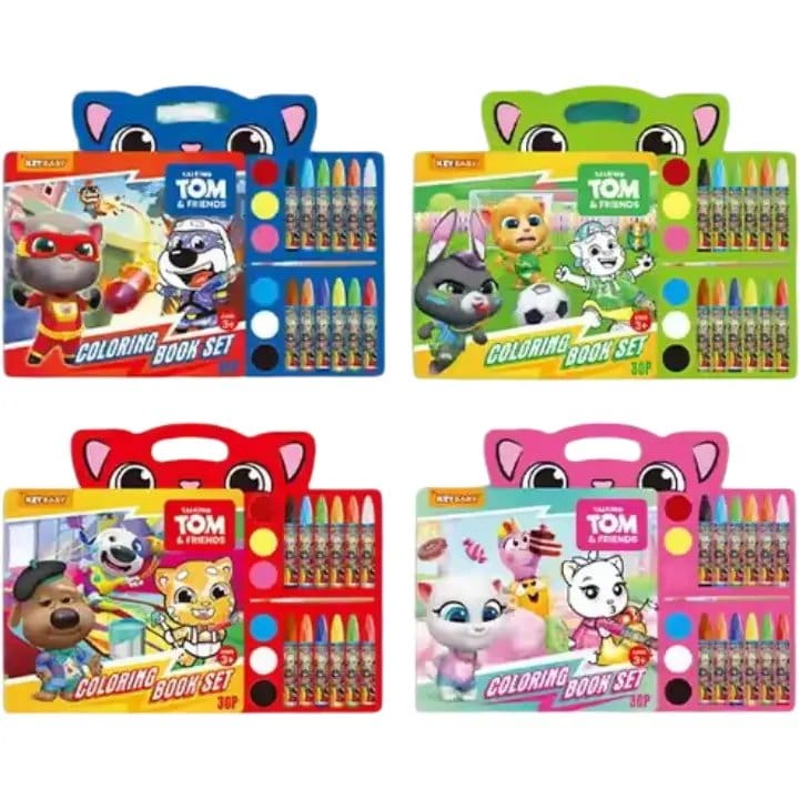 822.Jpg Talking Tom N Friends Coloring Book Set - Image 1