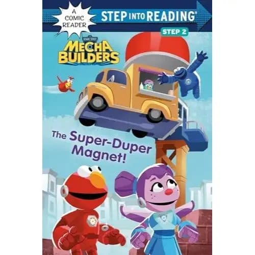 840.Jpg The Super-Duper Magnet (Sesame Street Mecha Builders Step Into Reading Step 2) - Image 1