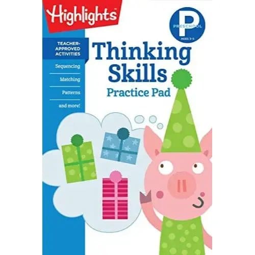 844.Jpg Thinking Skills Practice Pad Preschool (Highlights Learn On The Go Practice Pads) - Image 1