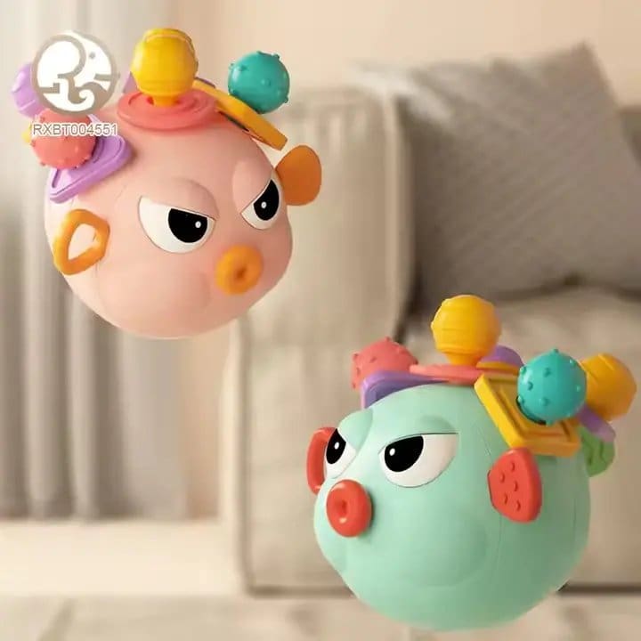 877.Jpg Cartoon Puffer Fish Hand Catch Ball - Image 1