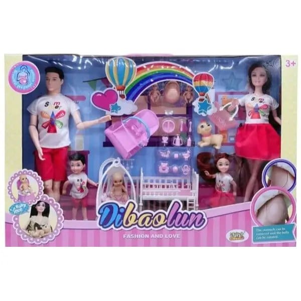 889-1.Jpg 5 Person Family Toy - Image 1