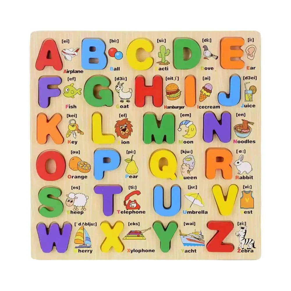 992.Jpg Wooden Upper Case Abc Phonics Puzzle - Image 1