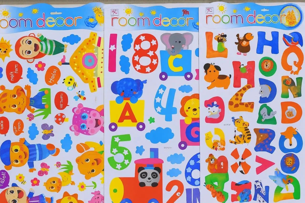 1384-1.Jpg Classroom Decor Stickers, Size 75* 50Cm - Image 1