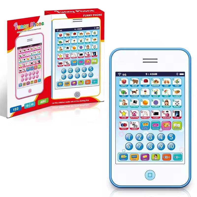 1437.Jpg Baby First Funny Toy Phone 123, Abc - Image 1