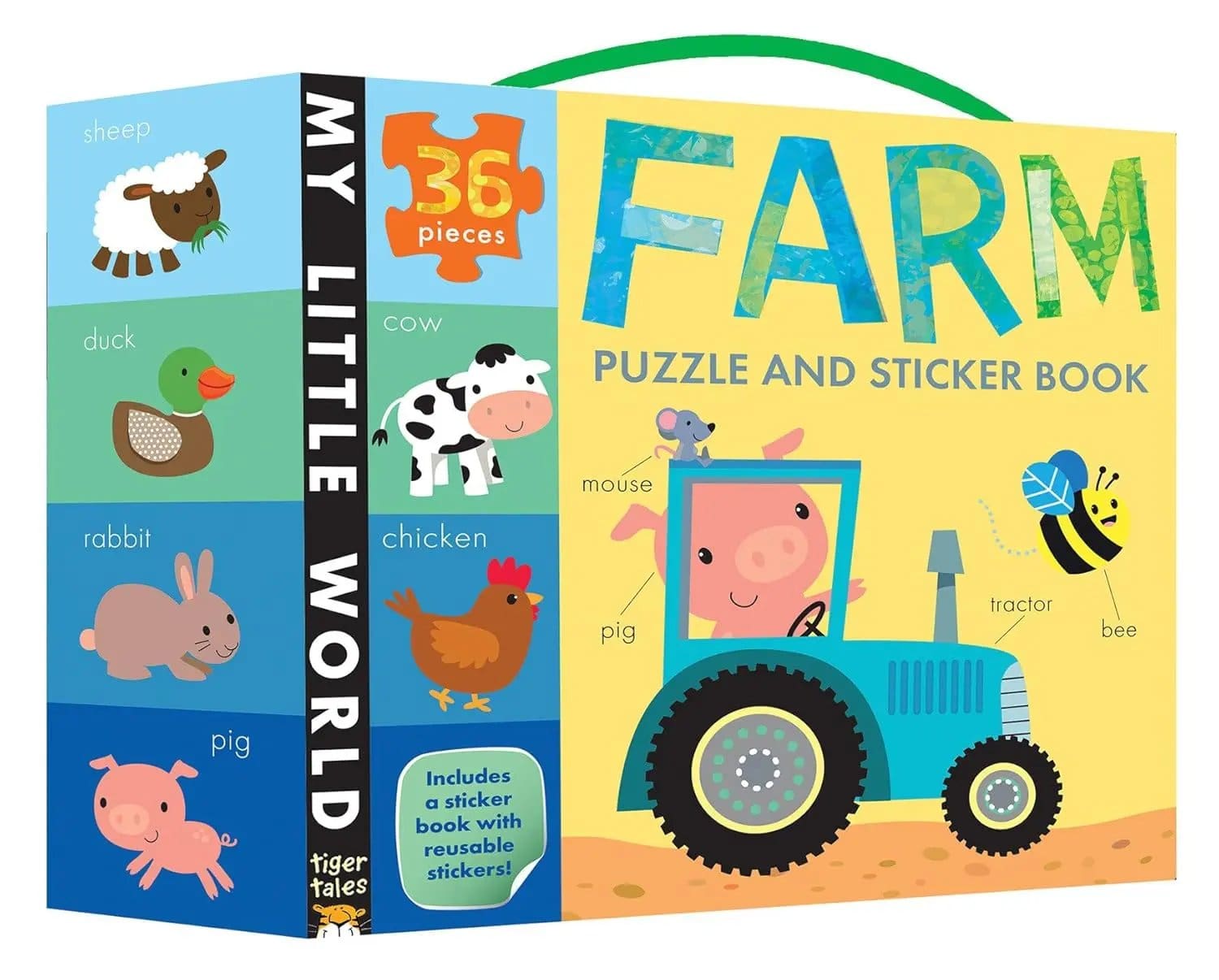 1453.Jpg Farm Jigsaw Puzzle And Sticker Book - Image 1