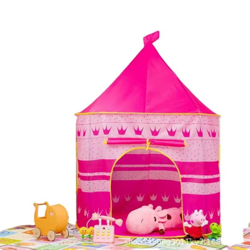 1653-1.Jpg Pop Up Foldable Princess Tent Houses - Image 1